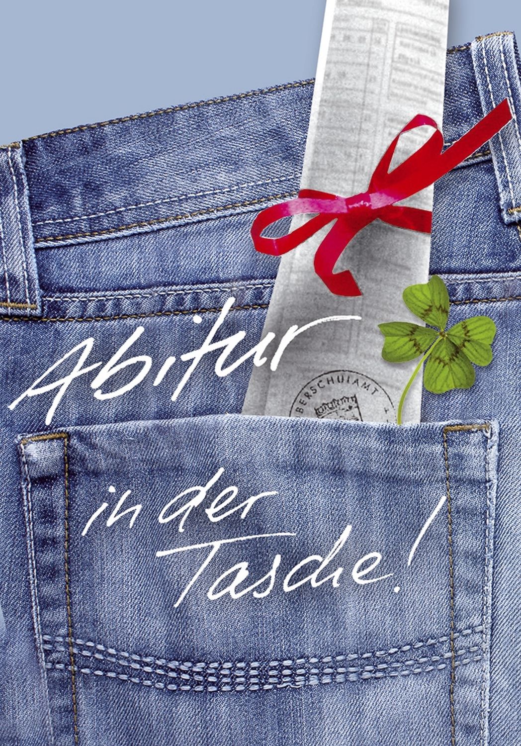 Glückwunschkarte Abitur - inkl. Umschlag