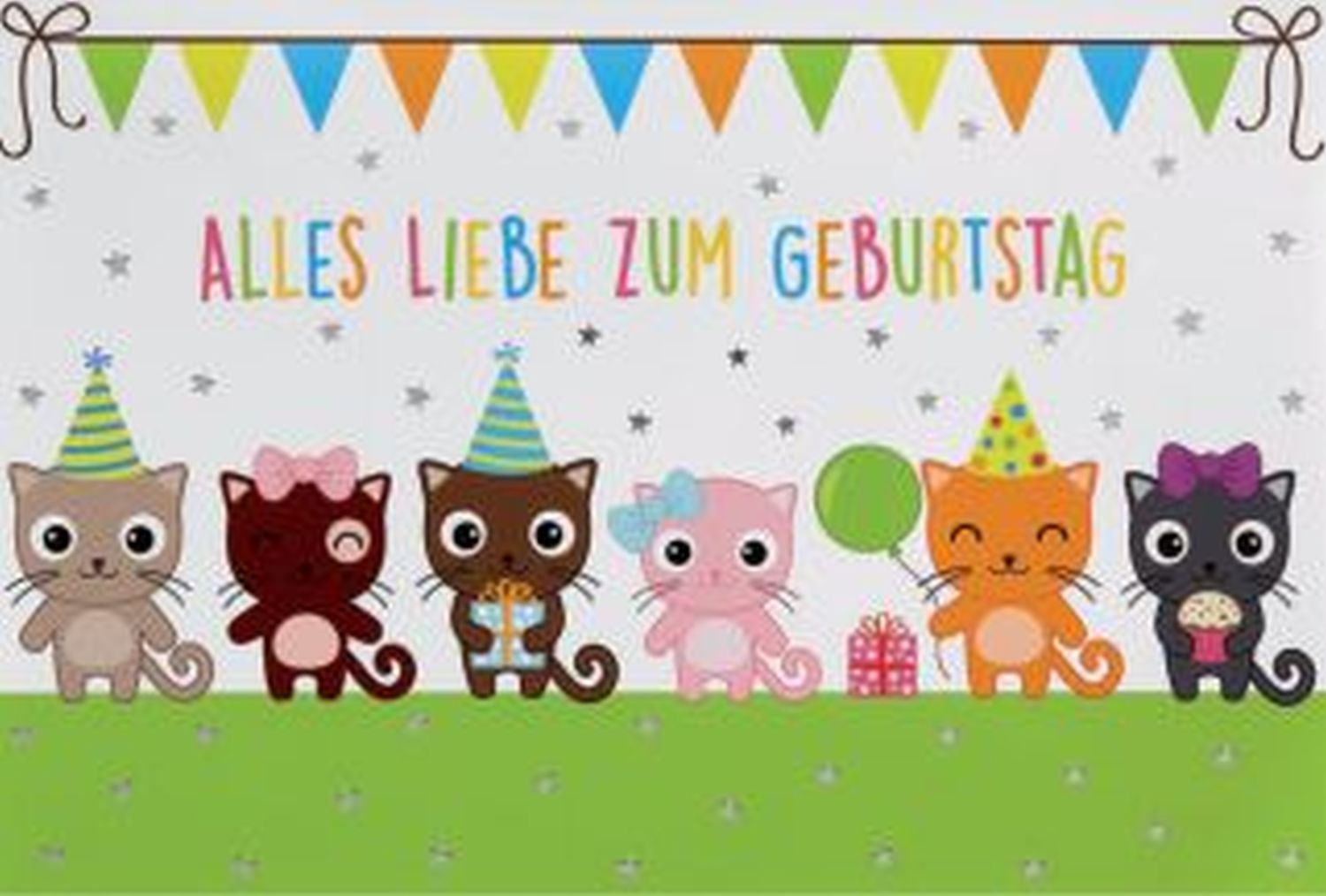 Geburtstagskarte Kinder inkl. Umschlag